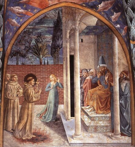 Incontro San Francesco - al-Malik al-Kamil (1219)