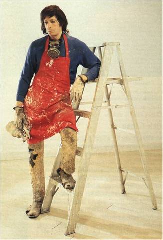 Duane Hanson. Artist with Ladder,1972