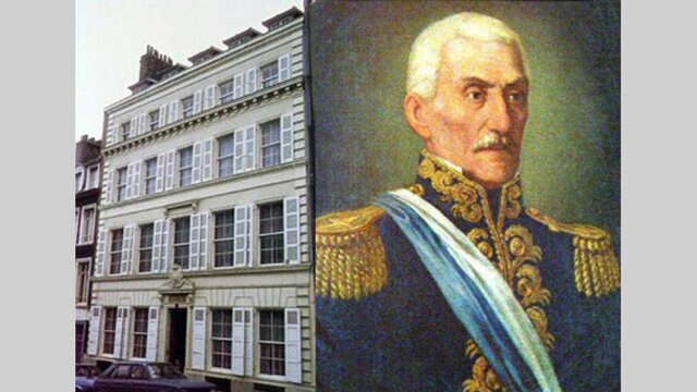 Fallece en la ciudad de Boulogne-sur-Mer, Francia.