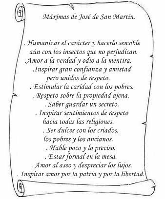 Escribe las máximas para su hija.