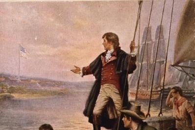 First lines of Star Spangled Banner are written