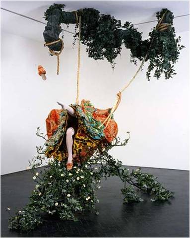 Yinka Shonibare, MBE. The Swing (after Fragonard), 2001