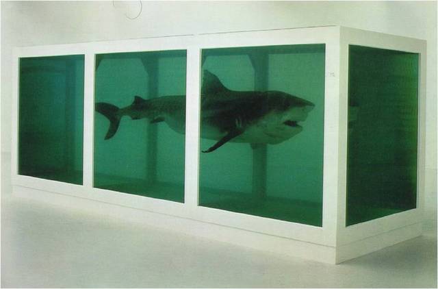 Damien Hirst. The Physical Impossibility of Death in the Mind of Someone Living,  1991