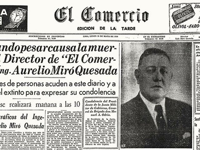 Asesinato del director de "El Comercio"