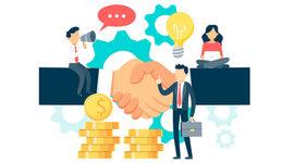 Timeline: Autores que aportaron al emprendimiento a lo largo de la historia.