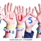 Children hands building word inclusion 260nw 1715526889