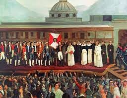 San Martín declara la Independencia del Perú y es nombrado Protector del Perú.