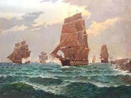 Partida desde Valparaíso hacia Perú.