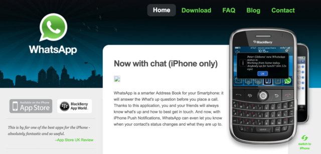 Se crea WhatsApp y el buscador de Internet de Microsoft Bing.