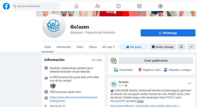 Facebook: @goazen