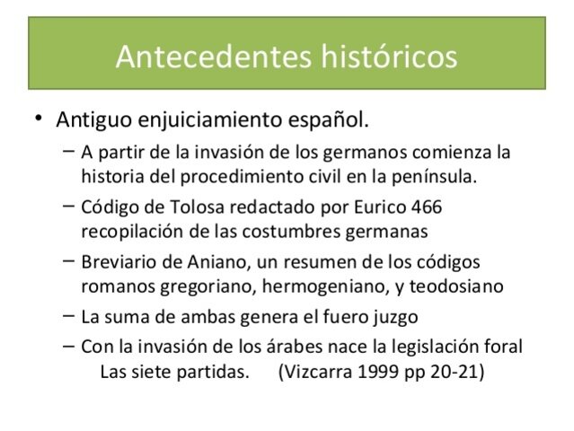 Antiguo enjuiciamiento español