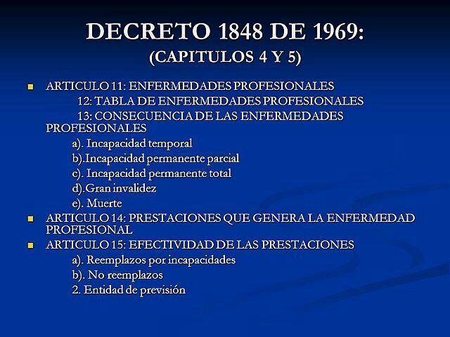 DECRETO 1848 DE 1969