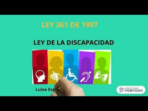 LEY 361 DE 1997 (COLOMBIA-NACIONAL)