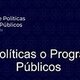 Politicas y programas