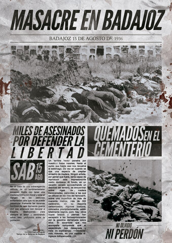 Masacre en la plaza de toros de Badajoz