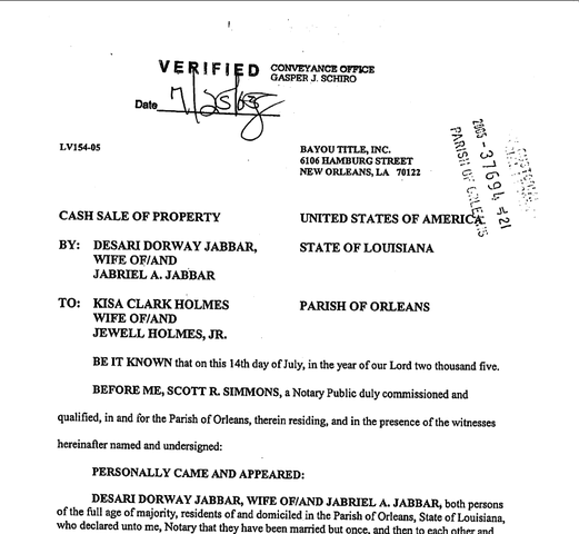 The Holmes family moves in