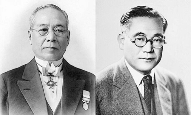 Sakichi y Kiichiro Toyoda