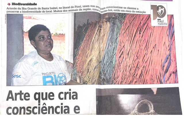 Matéria Arte que cria consciência e preserva a vida