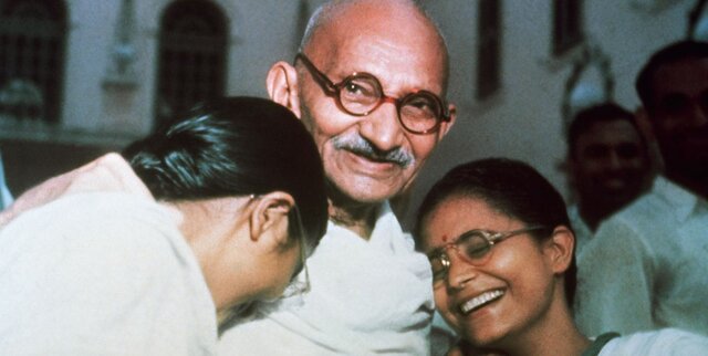 Mahatma Gandhi hace Protestas en India