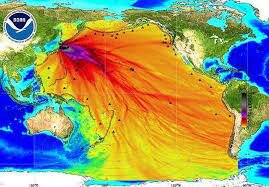 Derrame de la planta nuclear de Fukushima al mar posterior al Tsunami