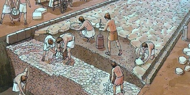 Tecnicas de construcción de romanos