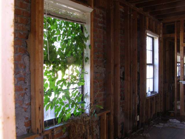 Shots of Kisa and Jewel's home, post-Katrina