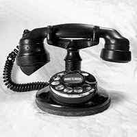 The first rotary dial phone