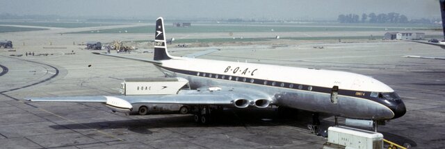 The First Jet Airliner is Pressed into Service