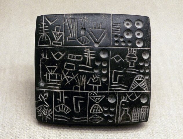 Tablilla de barro Sumeria.