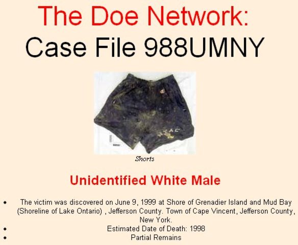 Torso found in Cape Vincent