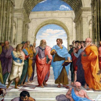 Timeline: Linea del tiempo de los planteamientos de las escuelas filosóficas