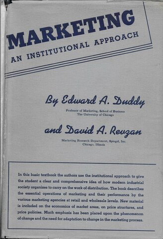 Duddy y Revzan definen complejamente el marketing