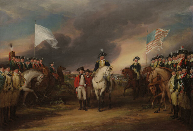 The Battle of Yorktown Ends