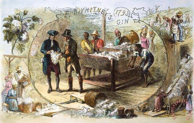 The invention of the cotton gin