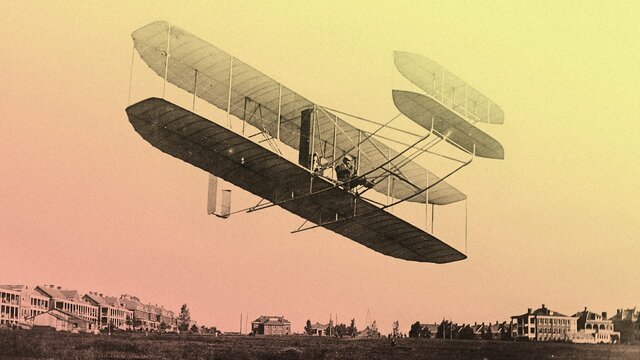 The invention of the airplane