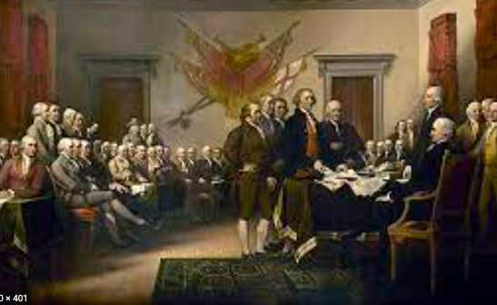 The Declaration of Independence was signed
