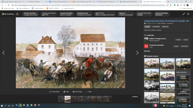 Battle of Lexington and Concord