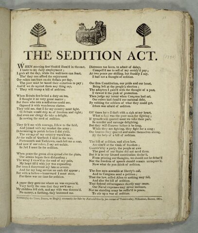 The Alien and Sedition Acts