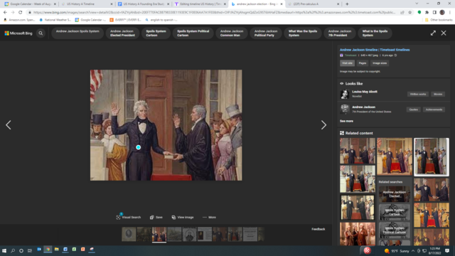 Andrew Jackson's Election