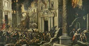 Conquista de Troya por parte de los aqueos