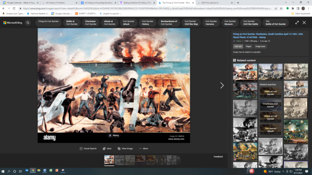 The Firing on Fort Sumter