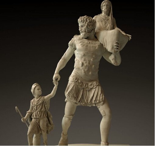 repocisión del trono de Alba Longa