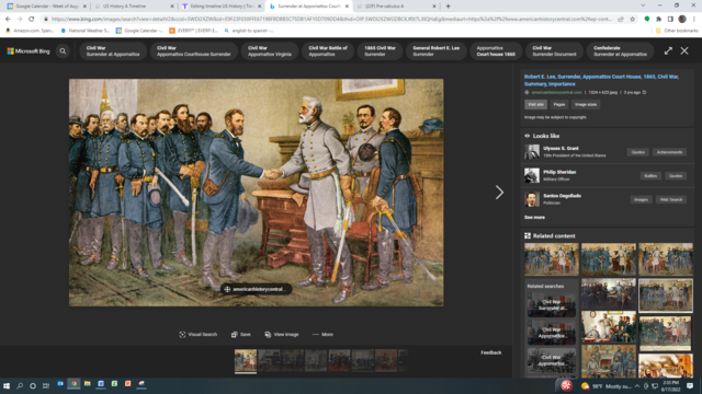 Surrender at Appomattox Courthouse