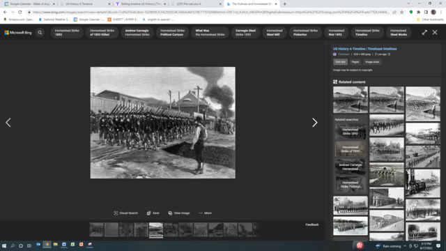 The Pullman and Homestead Strikes