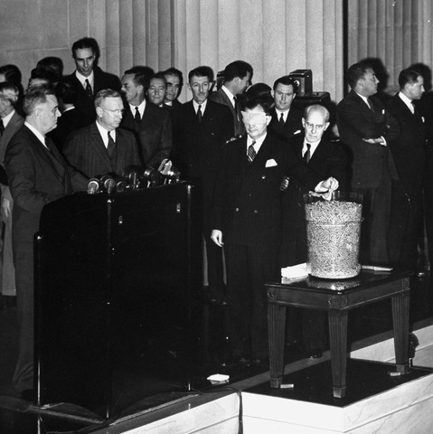 The enactment of the Selective Service Act