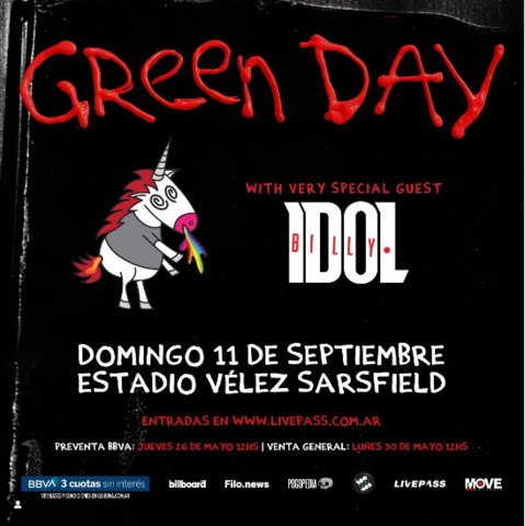 GREEN DAY - VELEZ