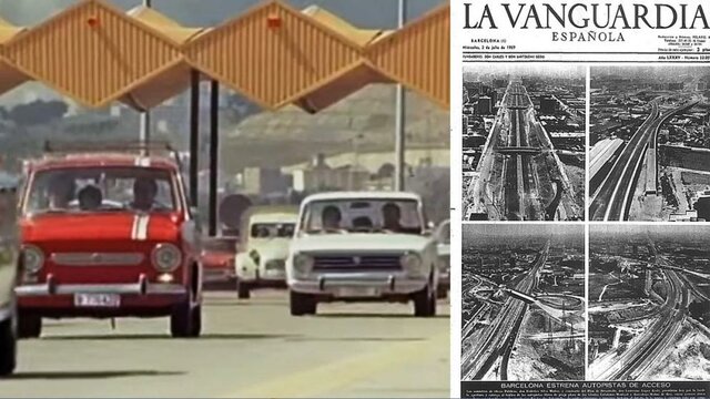 La primera autopista con peaje.