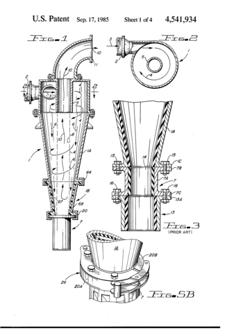 Primer modelo de ciclón de gas