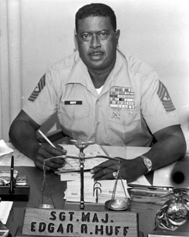 Sgt Major Huff Retires