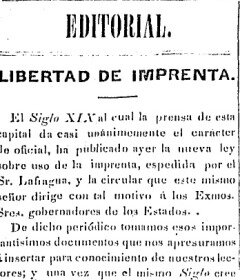 Reglamento de la Libertad de Imprenta